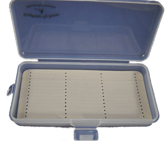 Clear Fly Box w/ Grey Liner